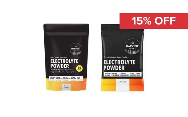 15% Off The Harvest Table Electrolytes Cover Image